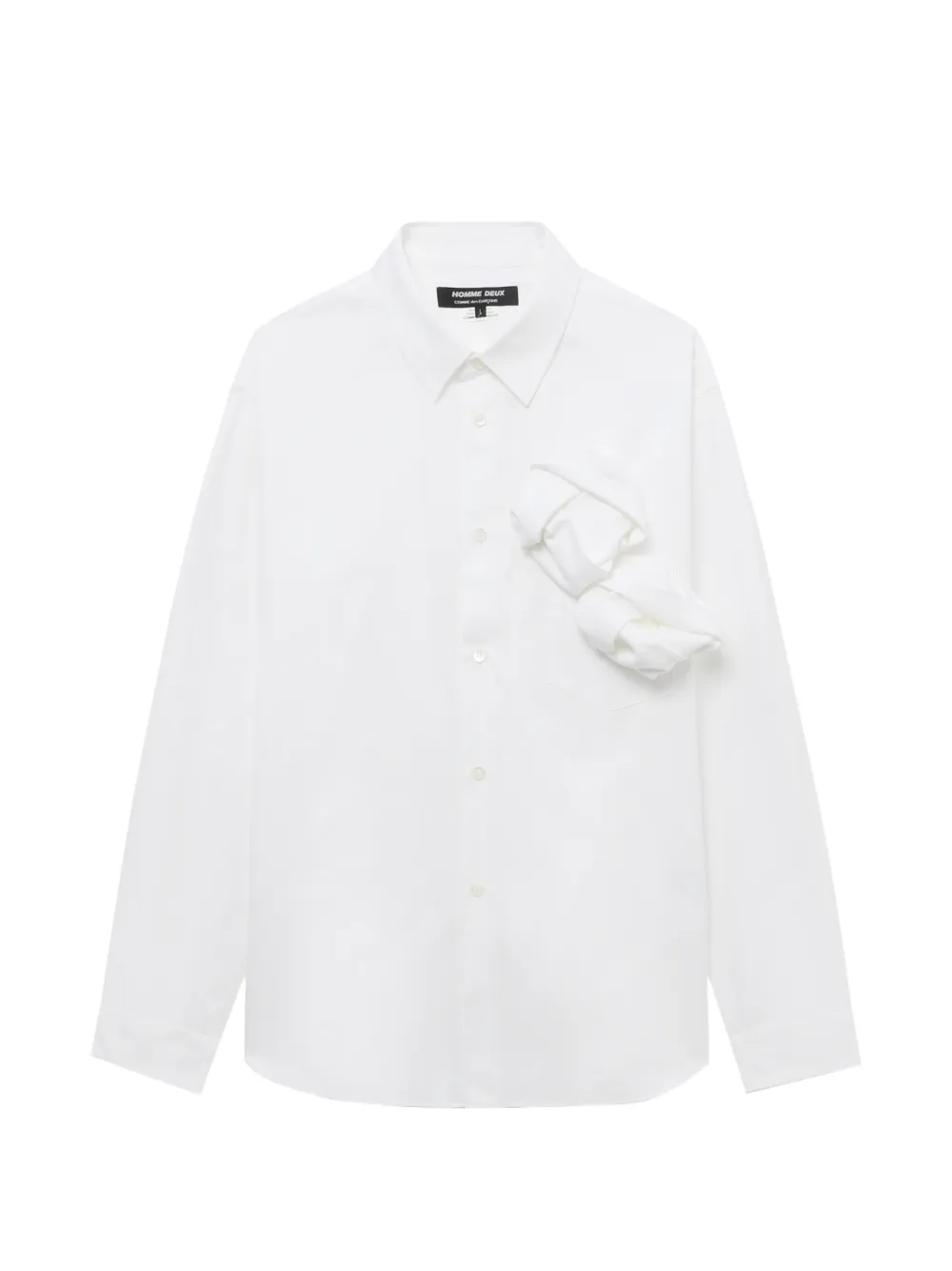 Comme des Garçons Homme Deux long-sleeve shirt - Bianco