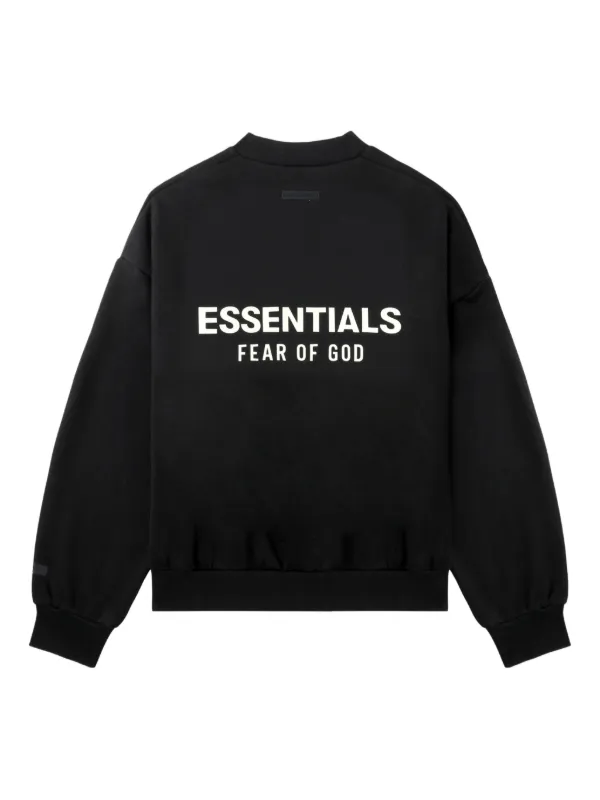 FEAR OF GOD ESSENTIALS long-sleeve Sweatshirt | Black | FARFETCH