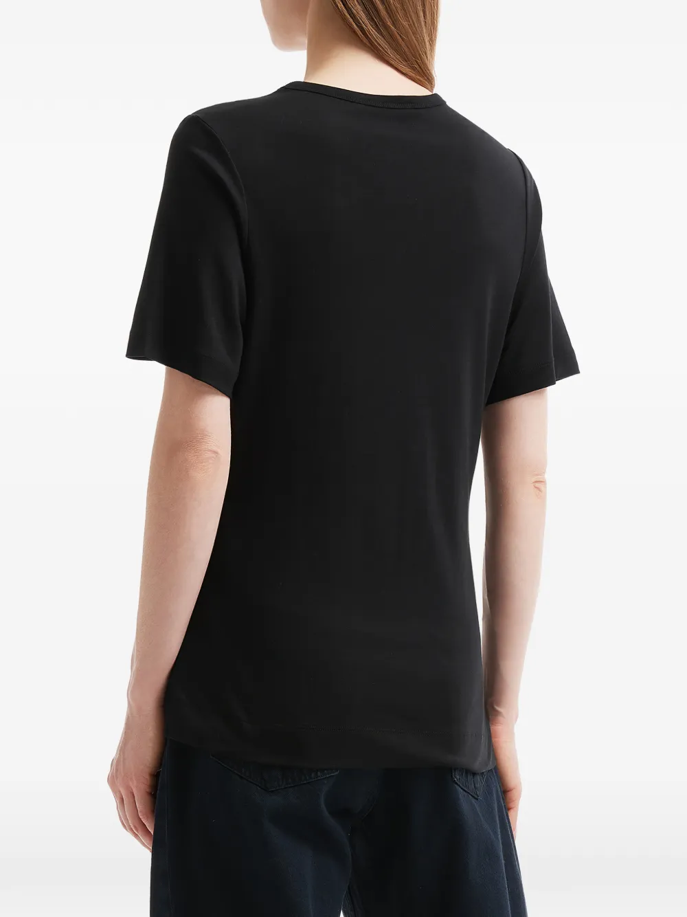 Simone Rocha T-shirt met lint Zwart