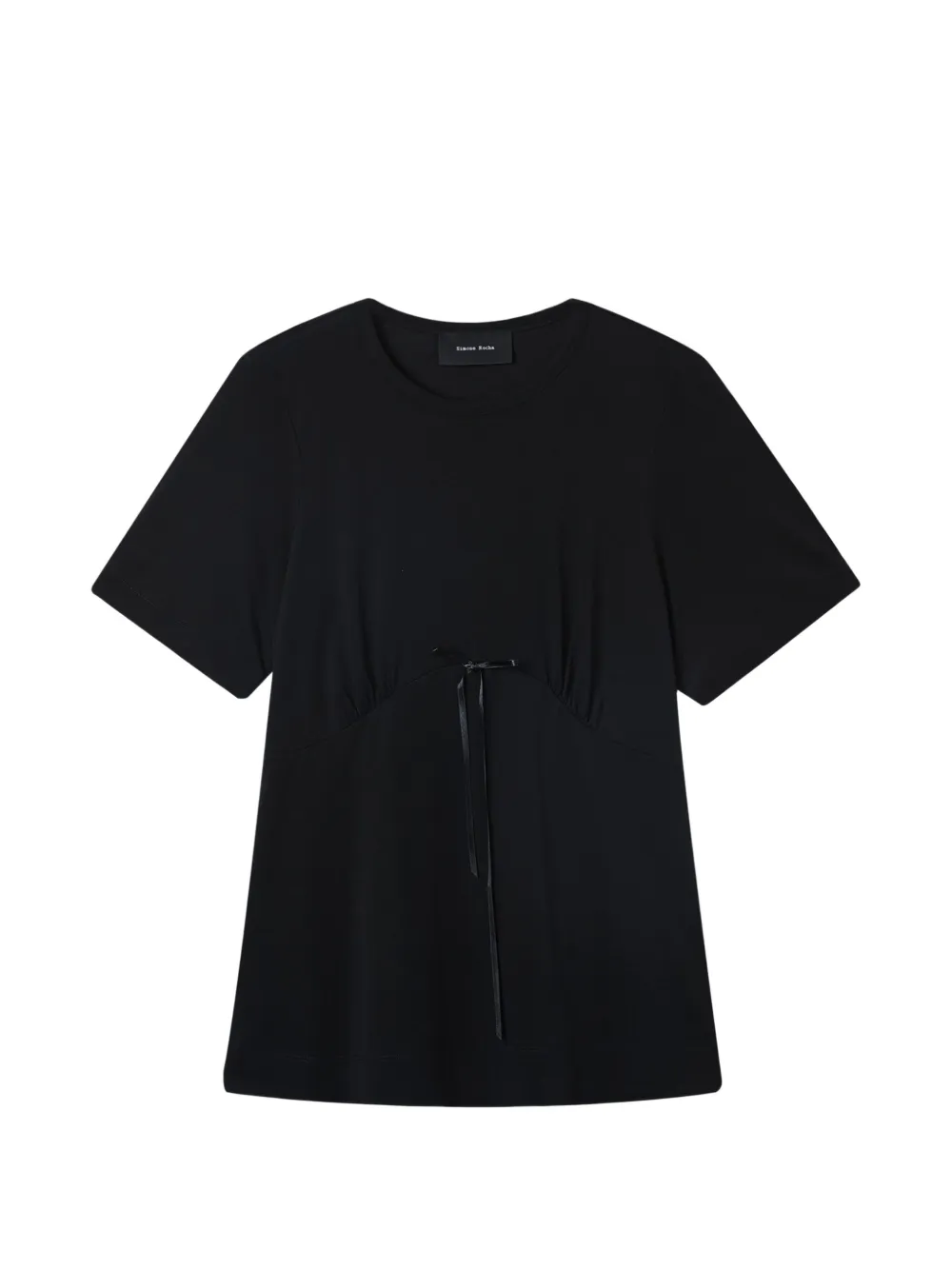 Simone Rocha ribbon T-shirt - Nero