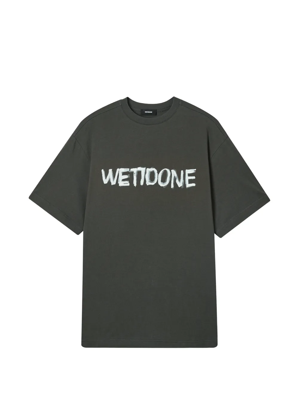 We11done printed T-shirt - Grigio