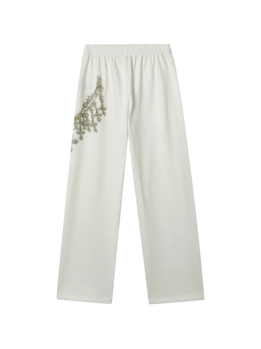  We11done Embellishment Trousers - Neutrals 