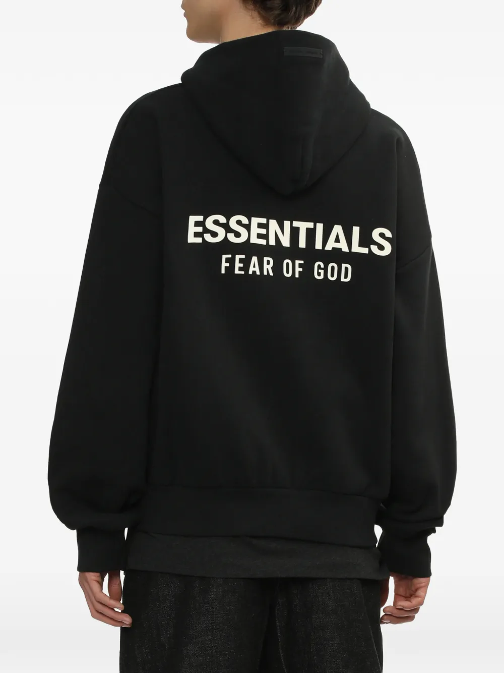 FEAR OF GOD ESSENTIALS zip-fastening Hoodie | Black | FARFETCH FEAR OF GOD ESSENTIALS zip-fastening Hoodie | Black | FARFETCH
