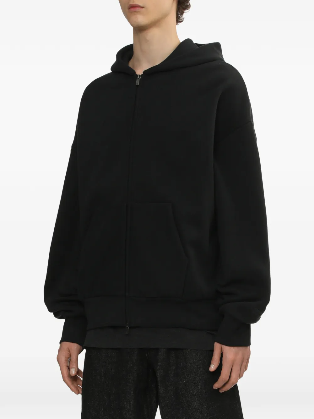 FEAR OF GOD ESSENTIALS zip-fastening Hoodie | Black | FARFETCH