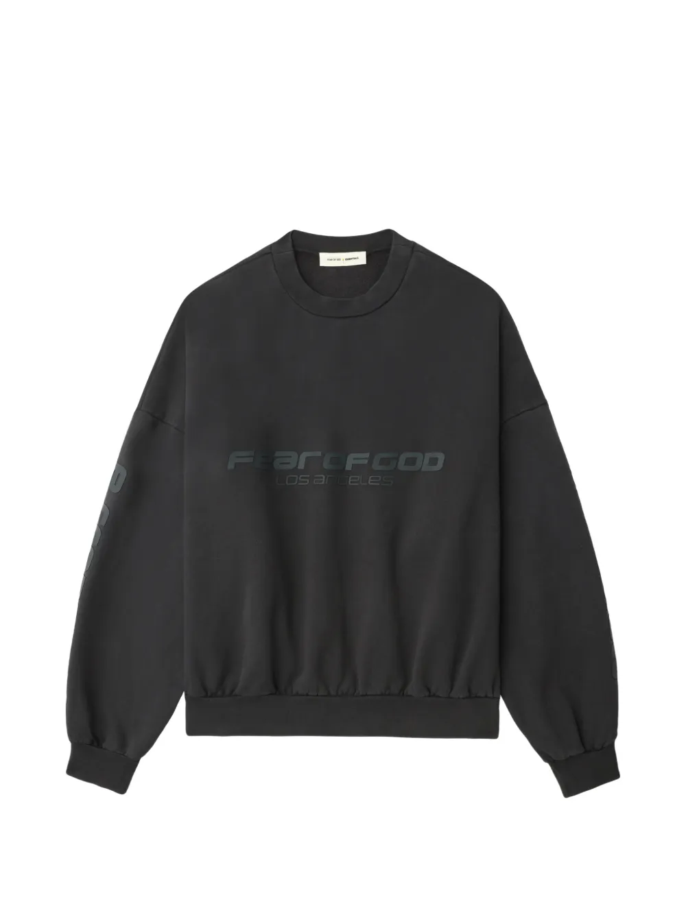 FEAR OF GOD ESSENTIALS logo sweatshirt - Nero