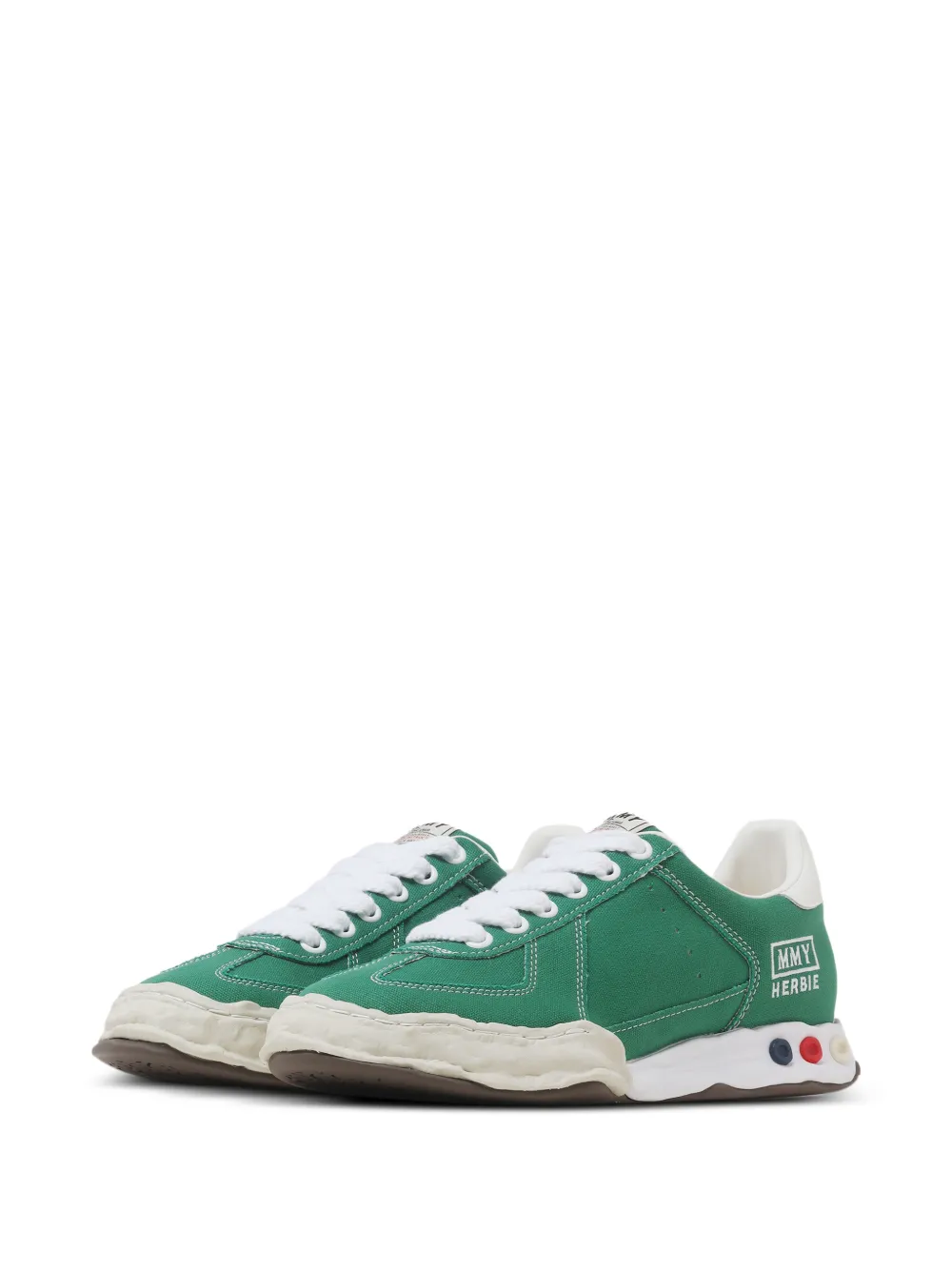 Maison MIHARA YASUHIRO Herbie canvas sneakers Groen