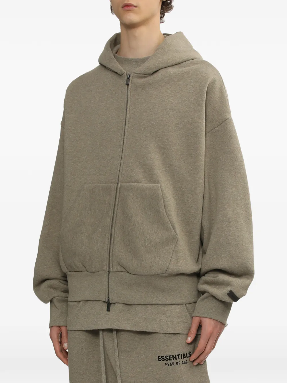 FEAR OF GOD ESSENTIALS Hoodie met rits Beige