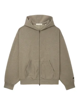 ESSENTIALS zip-up Hoodie | Neutrals | FARFETCH