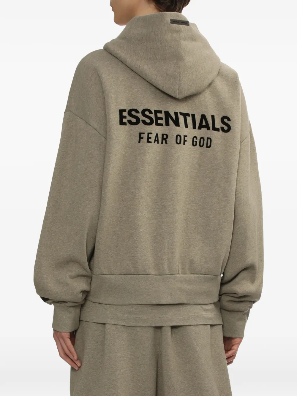 FEAR OF GOD ESSENTIALS Hoodie met rits Beige