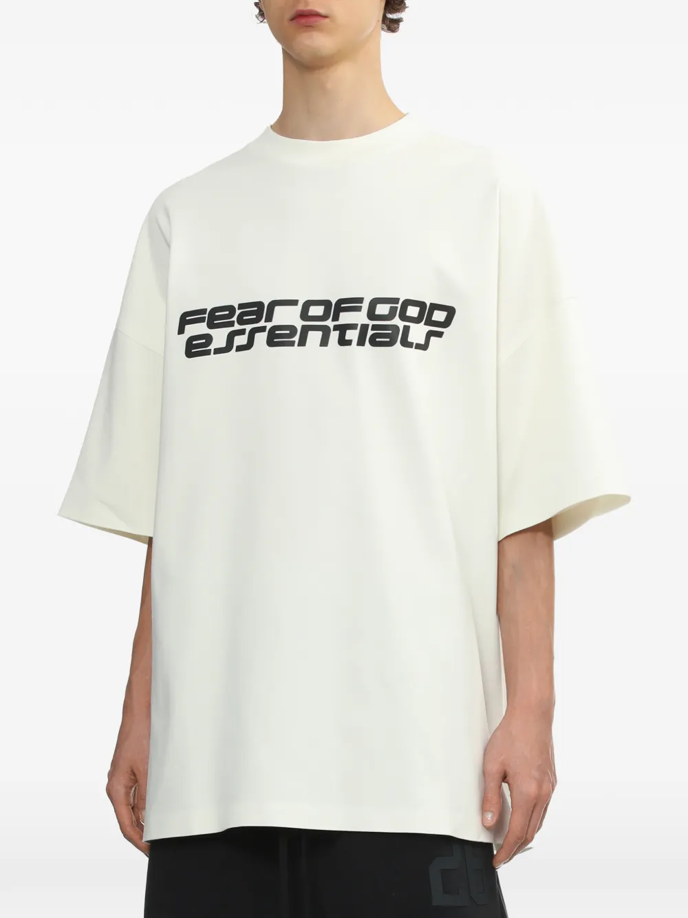 FEAR OF GOD ESSENTIALS 90s T-shirt met korte mouwen Beige