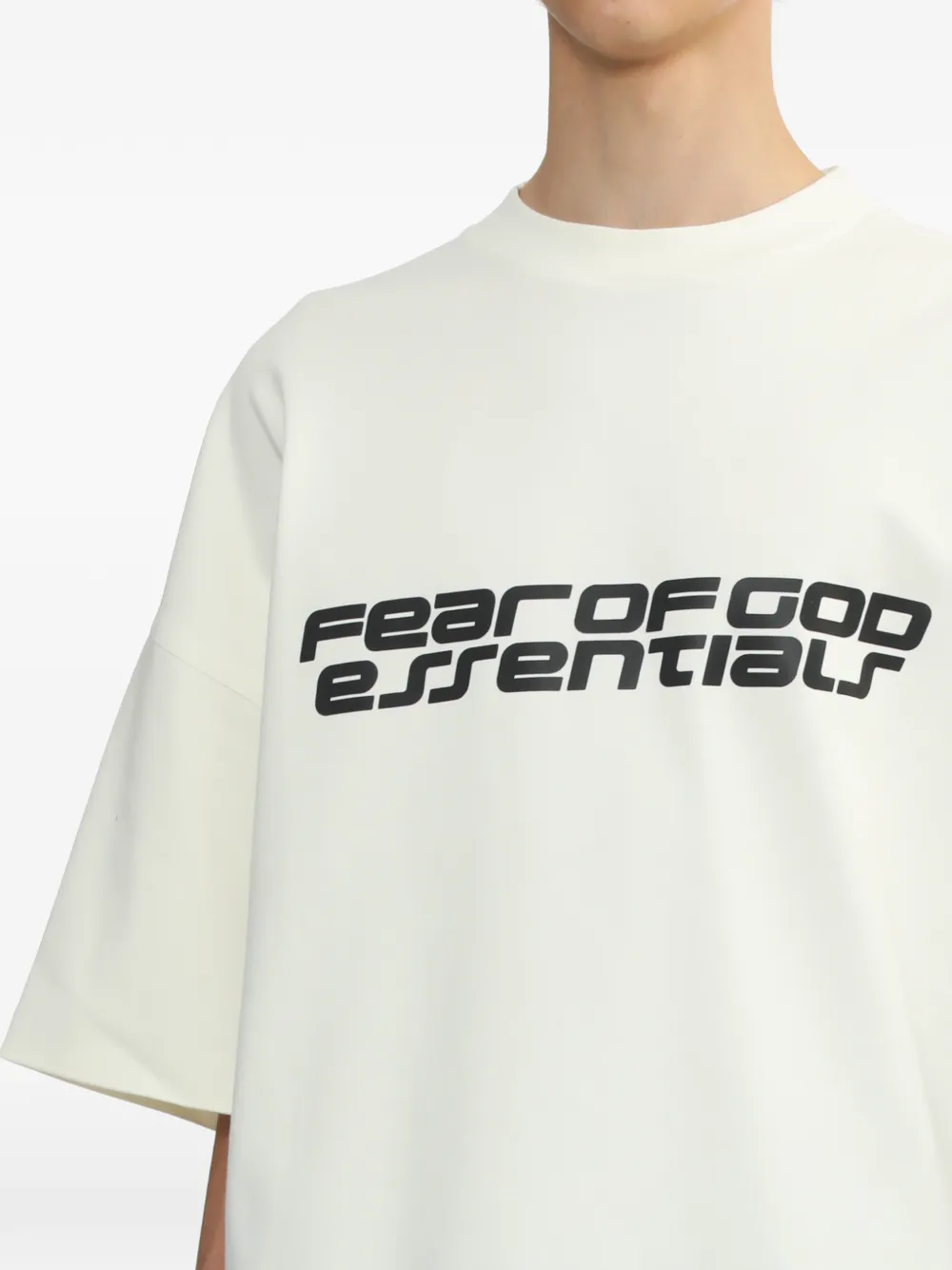 FEAR OF GOD ESSENTIALS 90s T-shirt met korte mouwen Beige
