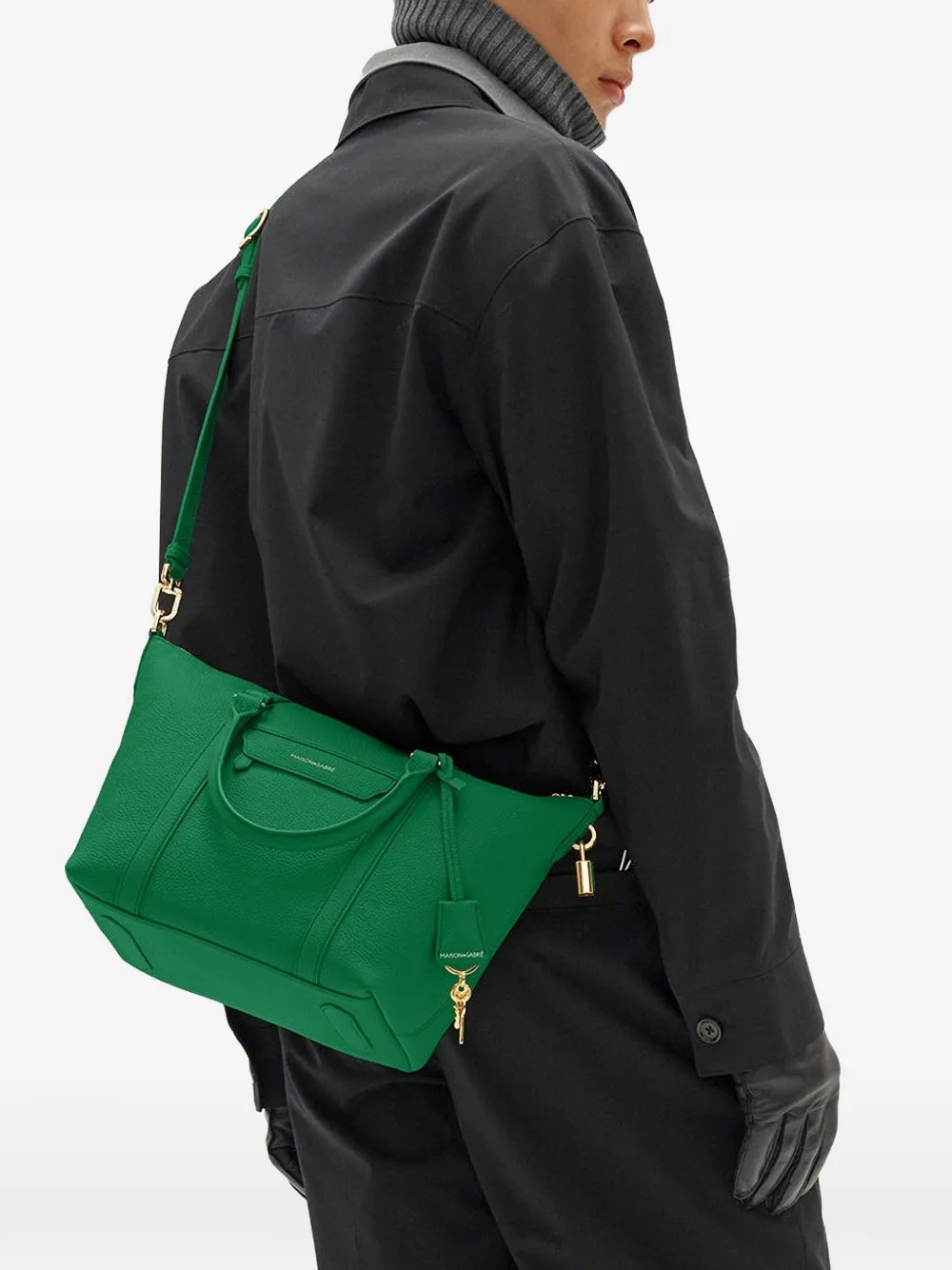  Maison De Sabré Small Weekender Tote Bag - Green 