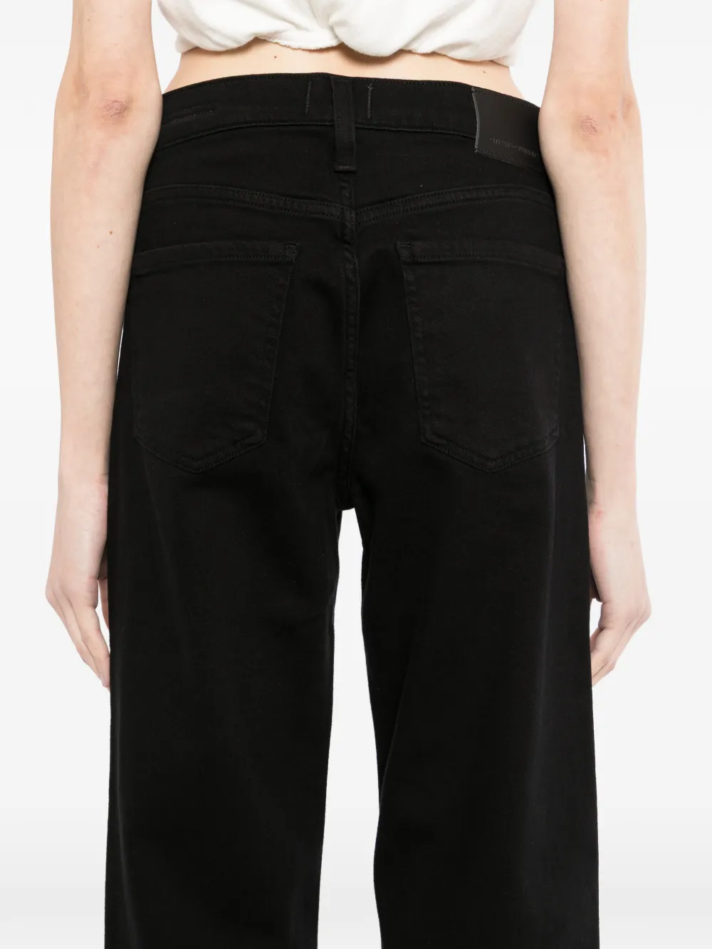 Citizens of Humanity Delfina straight jeans Zwart
