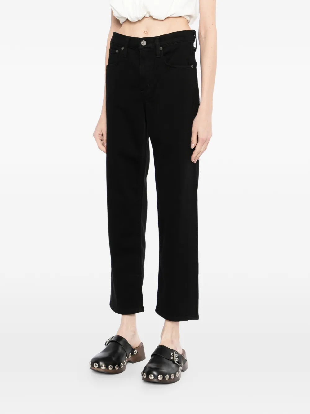 Citizens of Humanity Delfina straight jeans Zwart