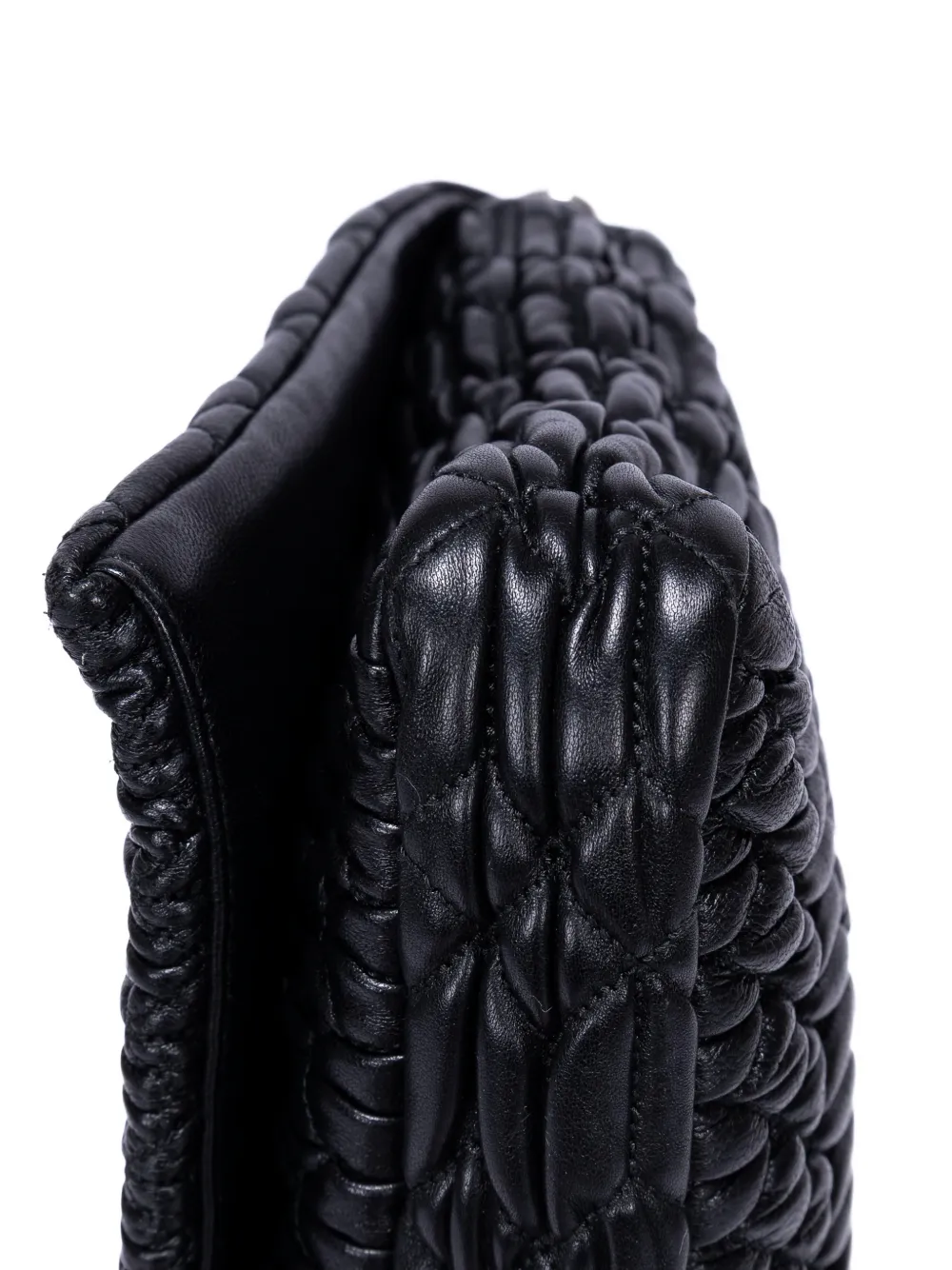 Braided Strap Embellished Shoulder Bag
