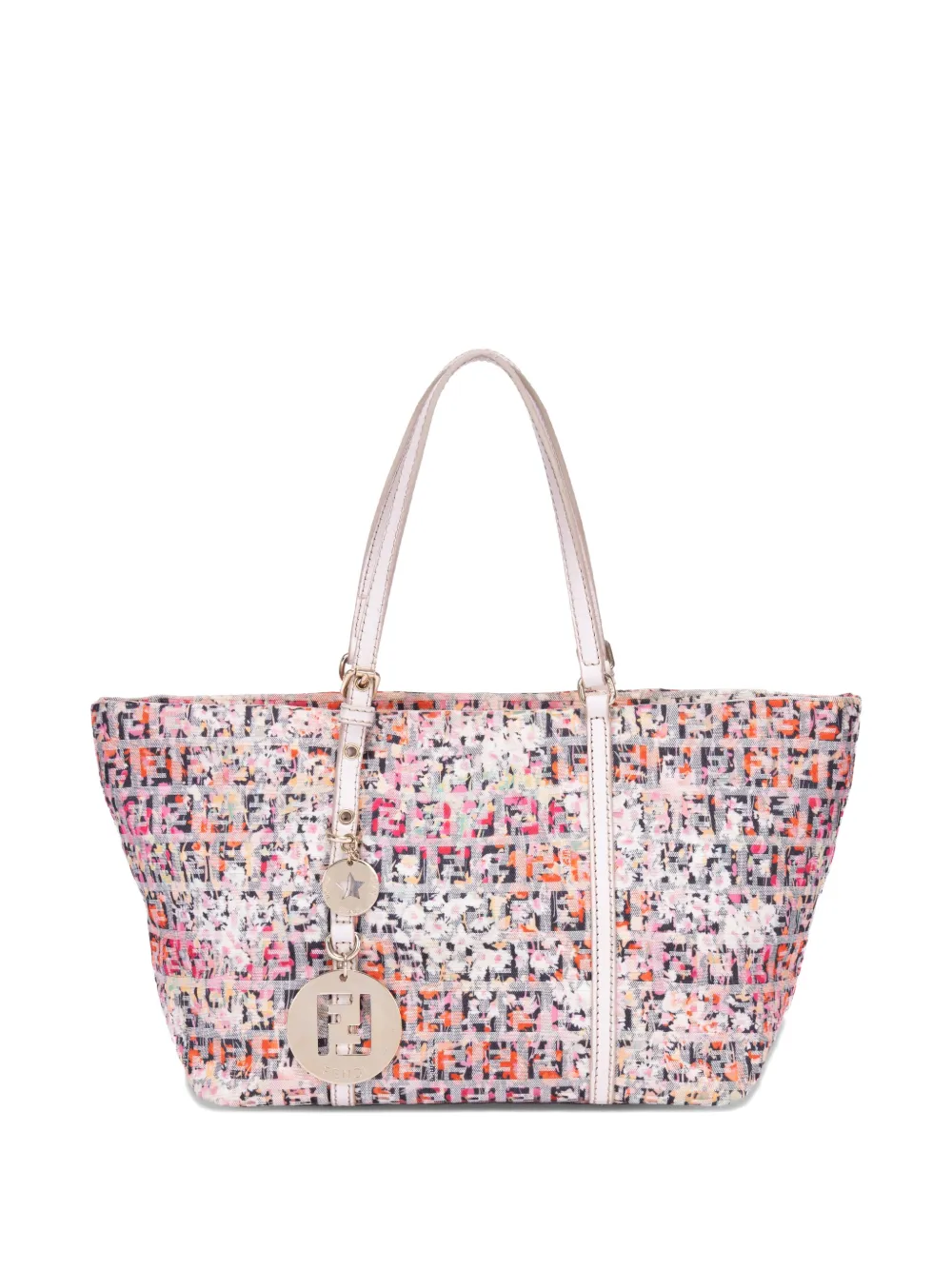 Fendi Pre-Owned Borsa tote Zucchino con stampa - Toni neutri