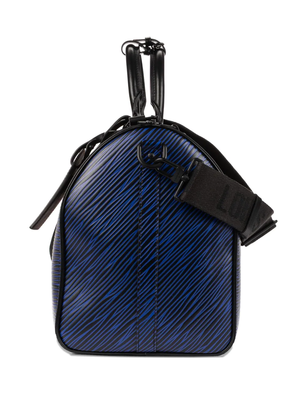 Louis Vuitton Pre-Owned Chip Striped Duffle Bag | Blue | FARFETCH
