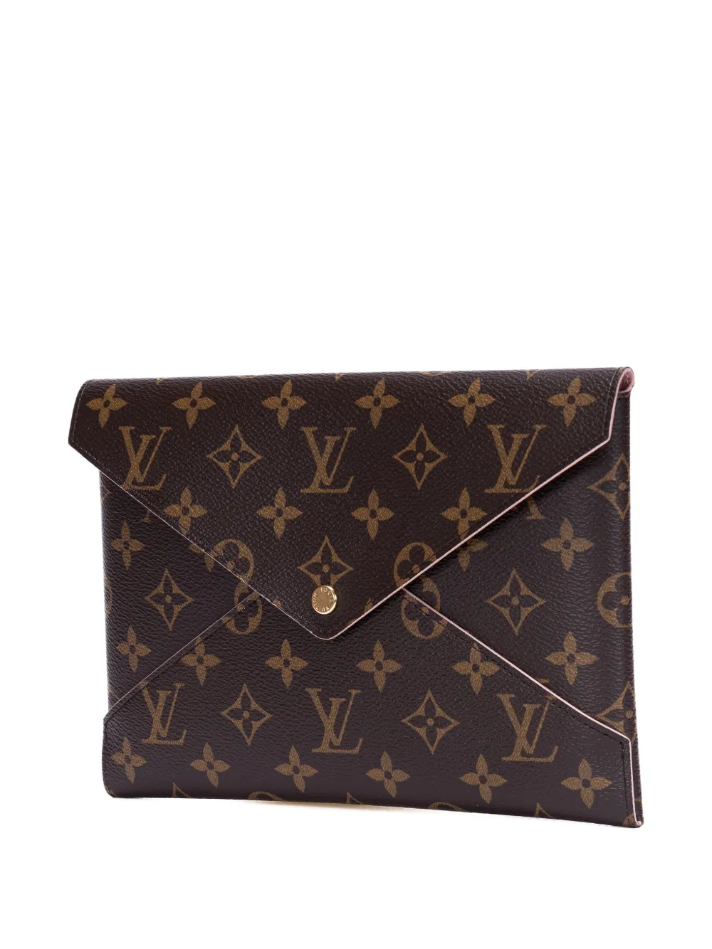 Kirigami Brown Patterned Envelope Bag