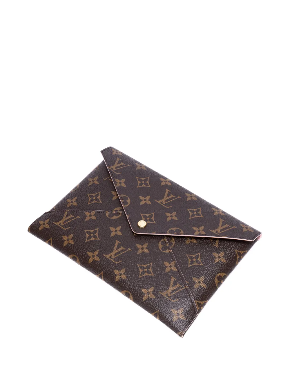 Kirigami Brown Patterned Envelope Bag