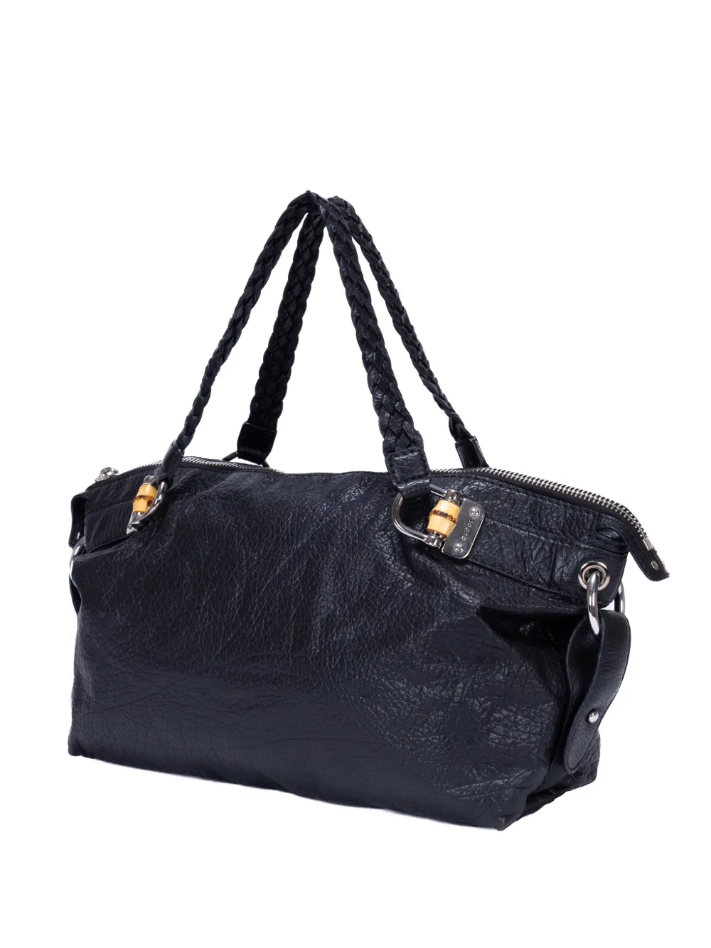 Gucci Pre-Owned Borsa a mano Bamboo Bar - Blu