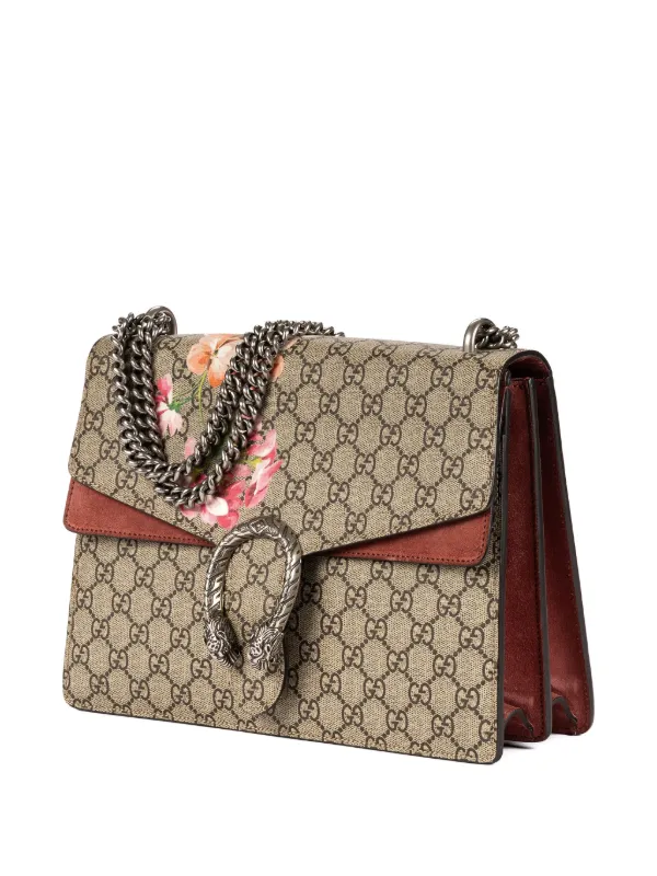 Gucci Pre-Owned ディオニュソス フラワープリント ショルダーバッグ M 