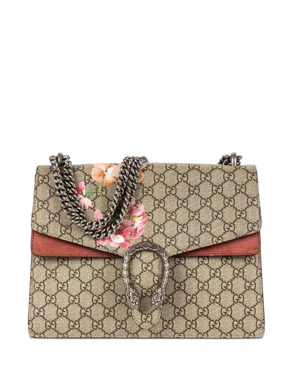 Gucci Pre-Owned Borsa a tracolla Dionysus media con stampa a fiori - Toni neutri