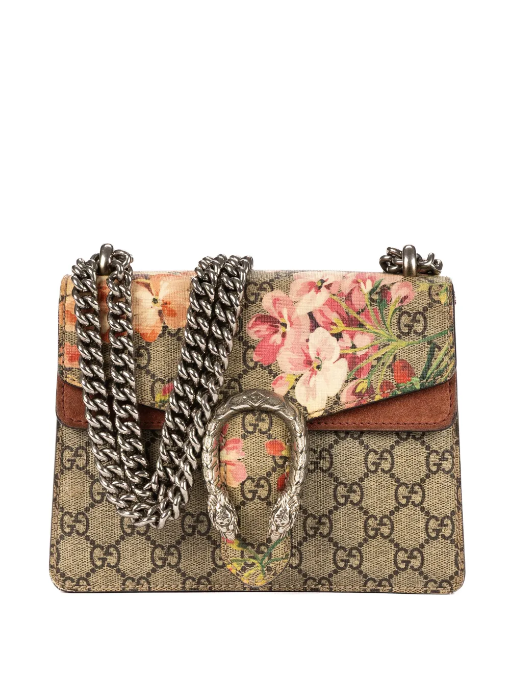 Gucci Pre-Owned Borsa a fiori con catena - Toni neutri