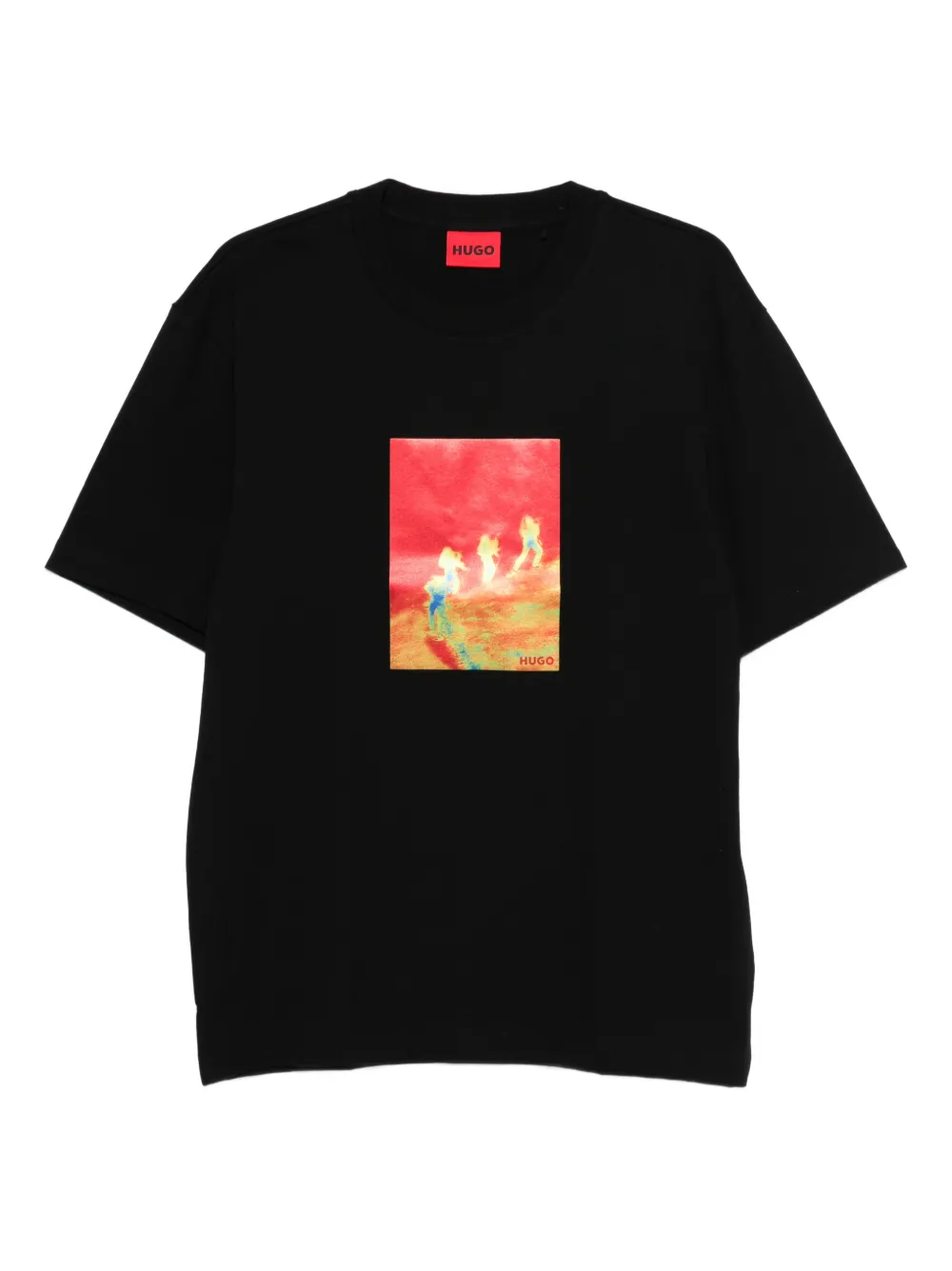 HUGO graphic-print T-shirt - Nero