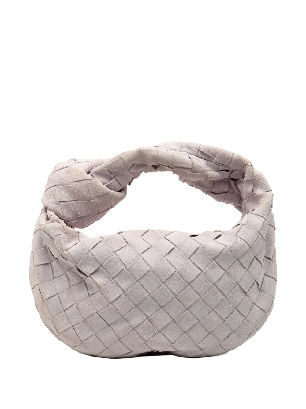 Bottega Veneta Pre-Owned 2012-2025 Mini Suede Intrecciato Jodie hobo bag - Viola