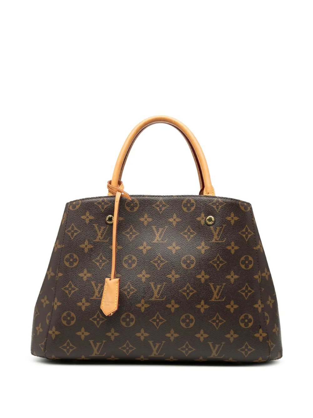 Louis Vuitton Pre-Owned 2014 Monogram Montaigne MM satchel - Marrone