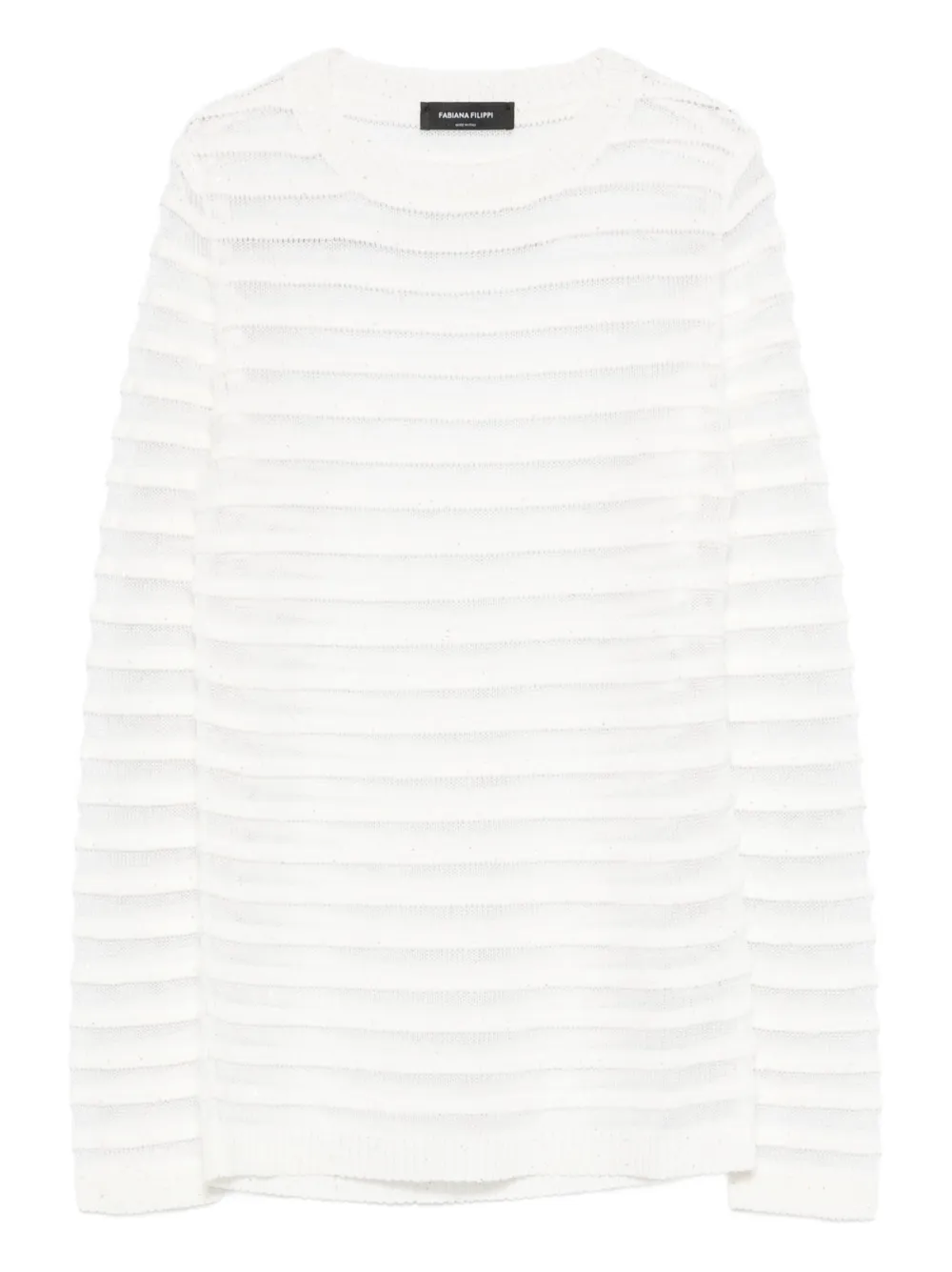 Fabiana Filippi sequin-embellishment sweater - Bianco