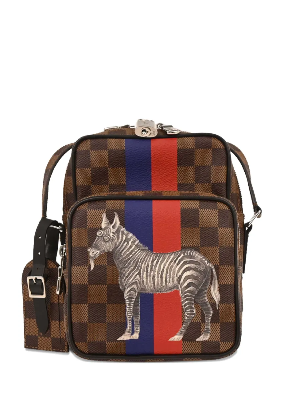 Louis Vuitton Pre-Owned Borsa a tracolla Savannah Amazon Damier 2016 - Marrone