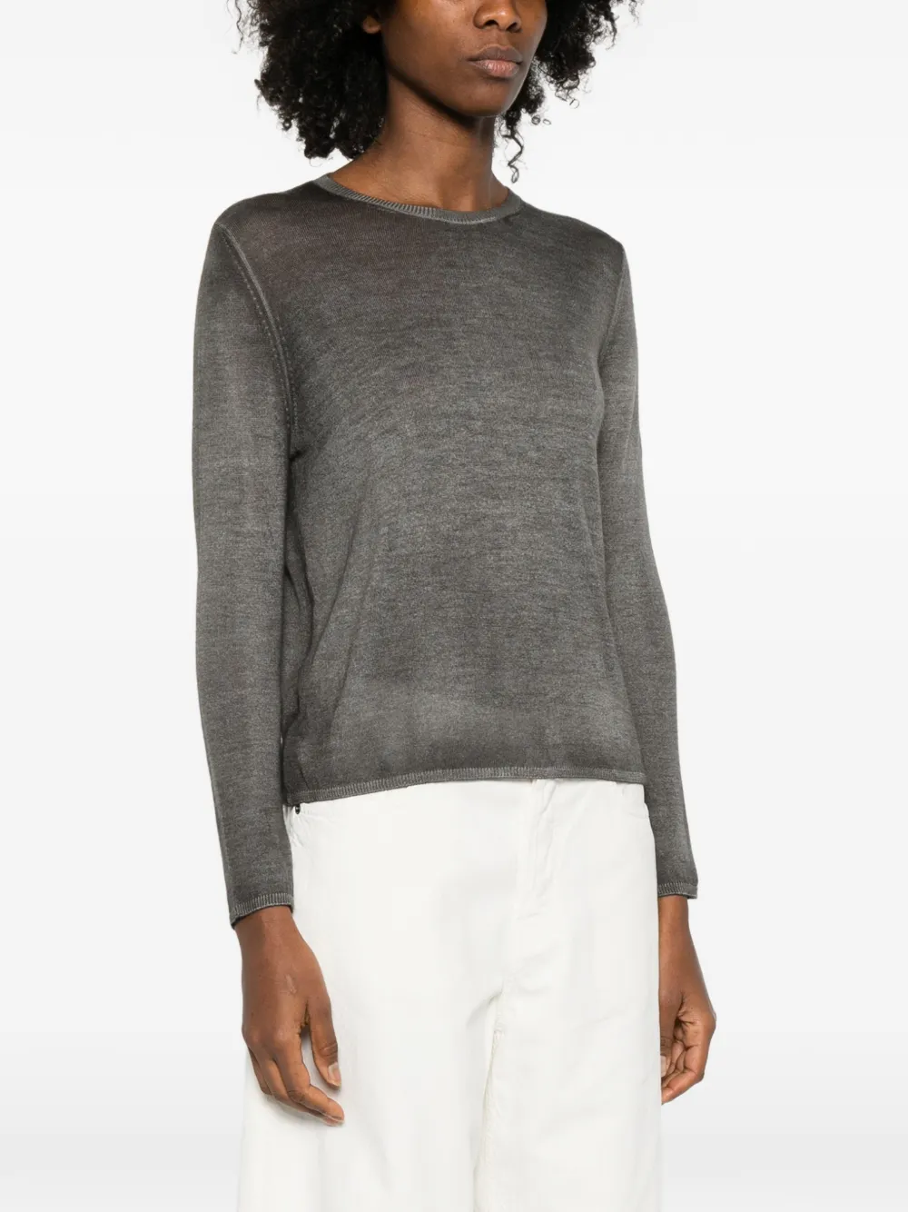  Avant Toi Crew-neck Top - Grey 