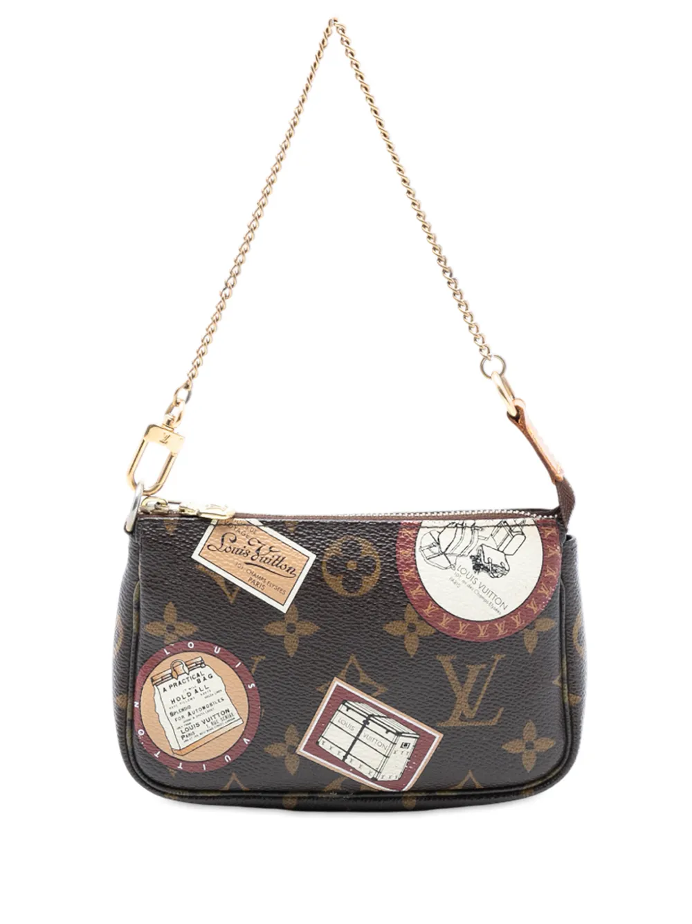 Louis Vuitton Pre-Owned Borsa a mano Trunks and Bags mini con patch e monogramma 2008 - Marrone
