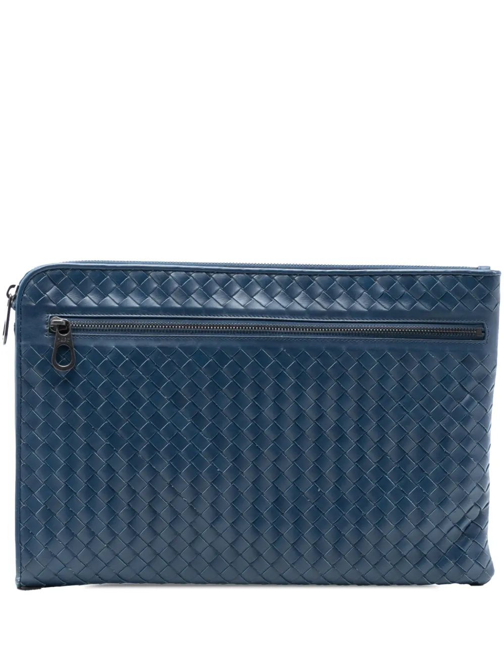 Bottega Veneta Pre-Owned 2012-2025 Nappa Intrecciato clutch bag - Blu
