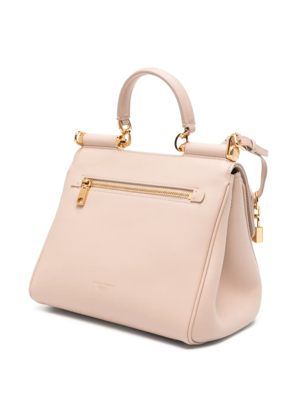 Dolce & Gabbana Kleine My Sicily kalfsleren handtas Roze