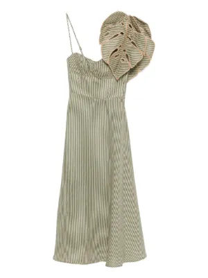 anthropologie pink and green dress Dress Casual Midi By Anthropologie In Green, Size: 1x main image 0