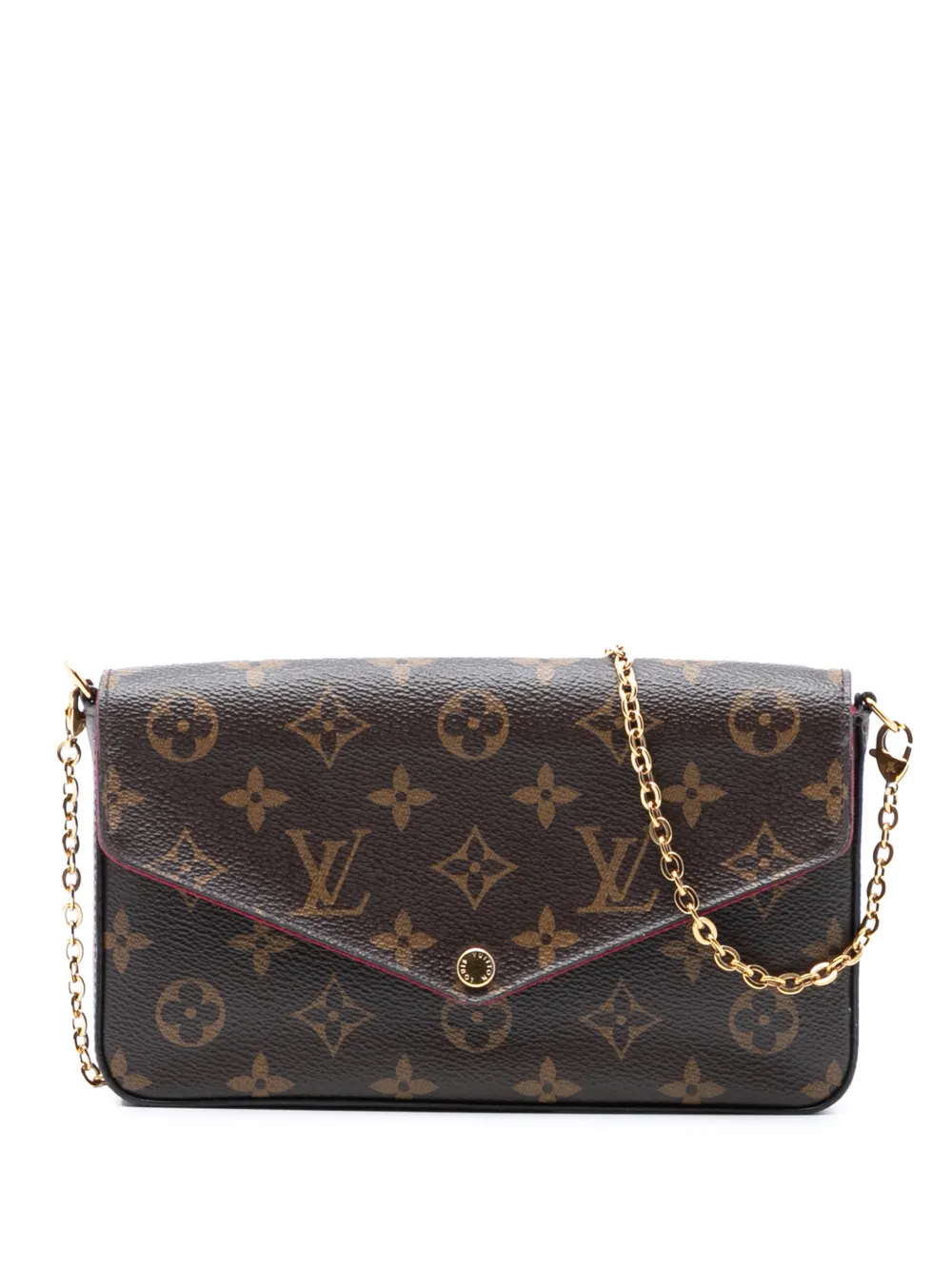 Louis Vuitton Pre-Owned 2019 Monogram Pochette Felicie crossbody bag - Marrone