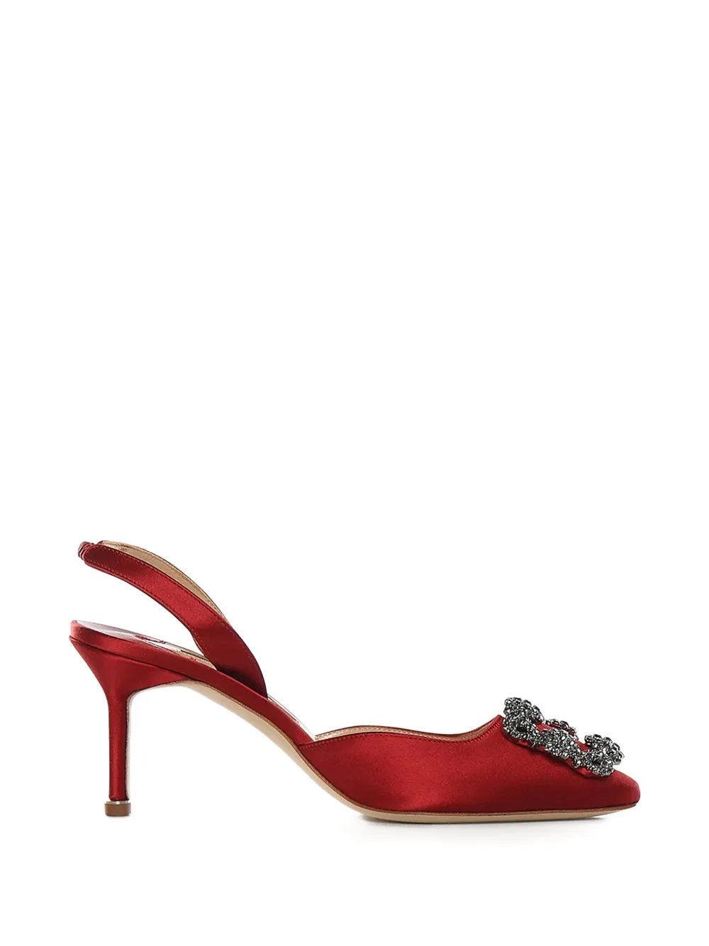 Manolo Blahnik embellished heeled pumps - Rosso