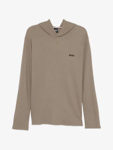 BOSS Hoodie mit Logo-Stickerei