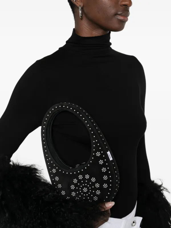 Coperni Mini Swipe Bag Mantra | Black | FARFETCH