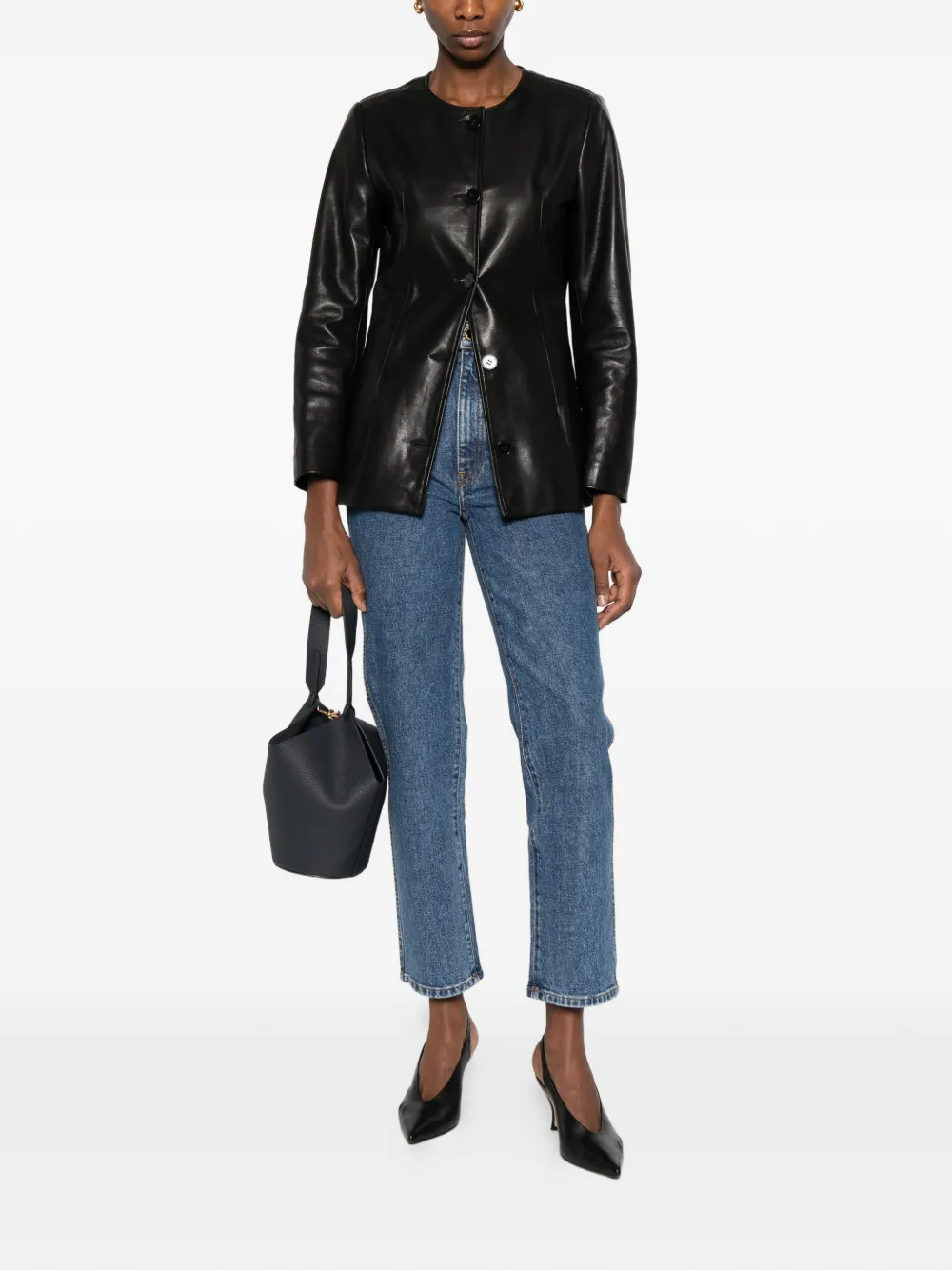  Khaite Abigail Straight-leg Jeans - Blue 