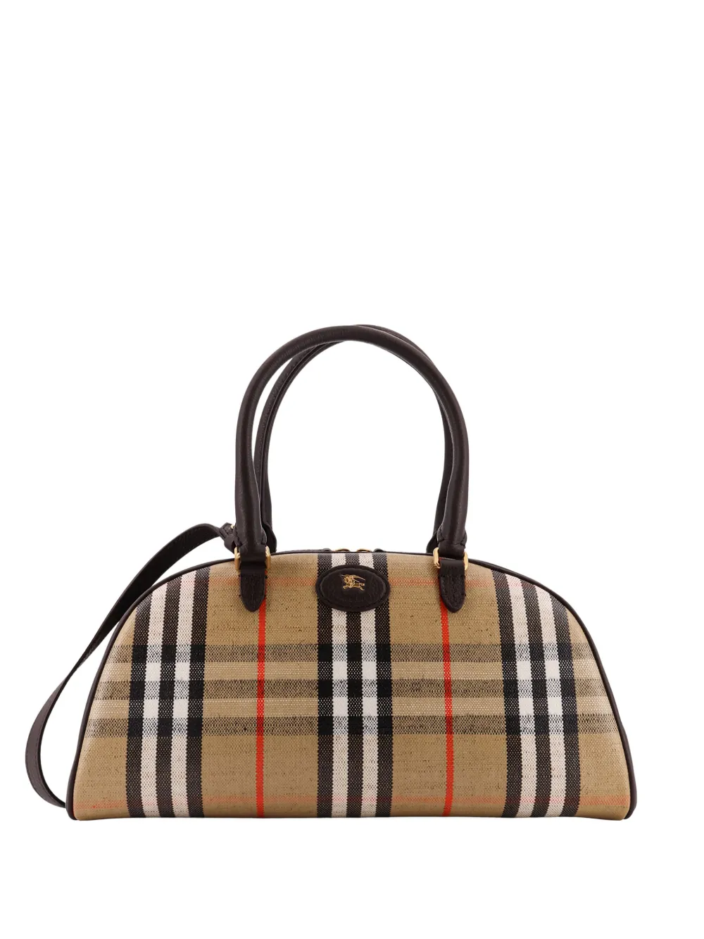 Burberry check-pattern shoulder bag - Toni neutri