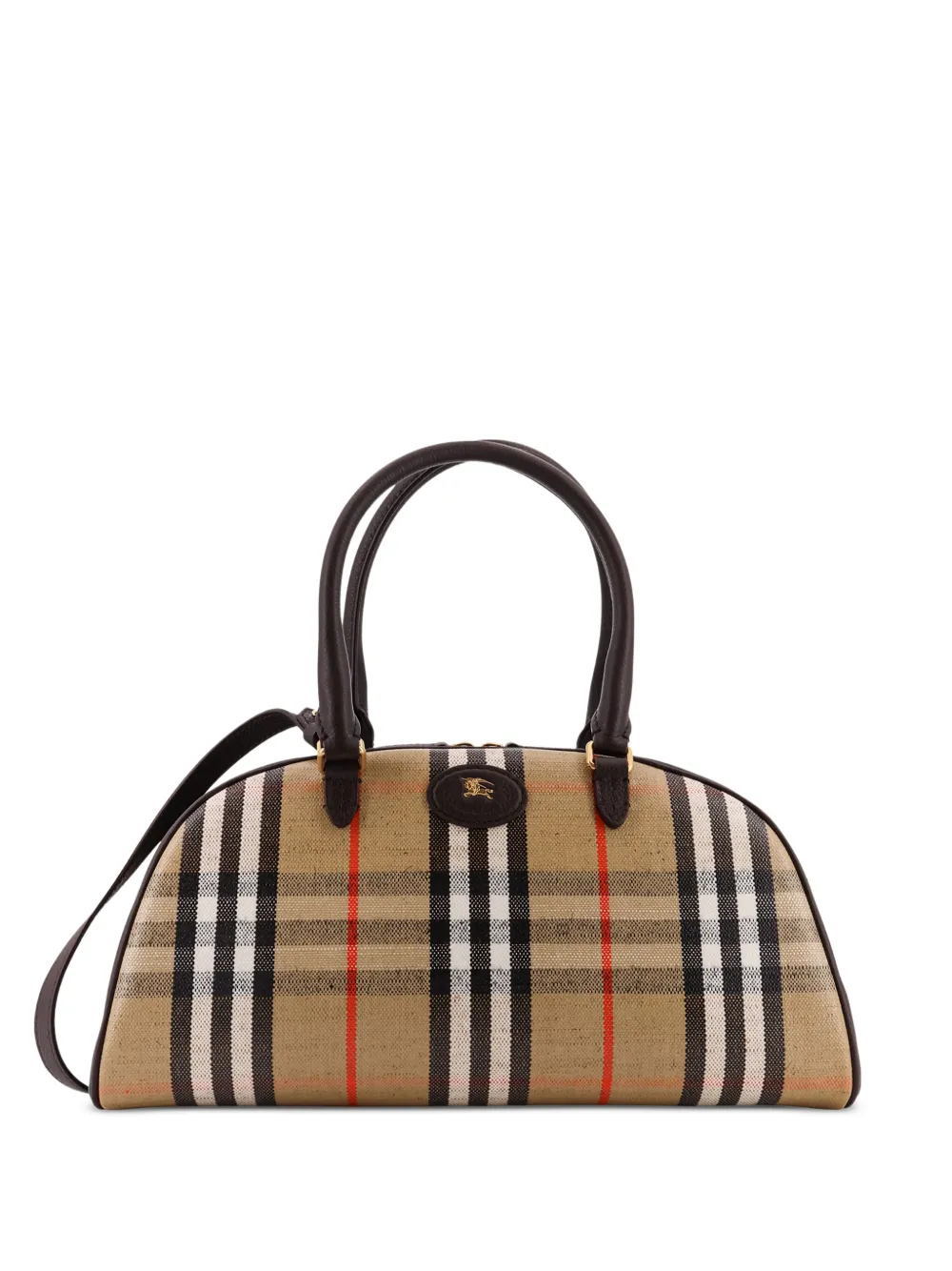 Burberry check-pattern shoulder bag - Toni neutri
