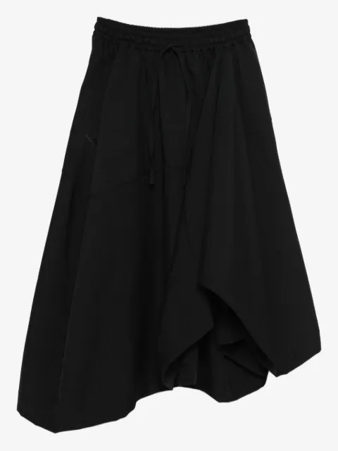 Y-3 asymmetric-hem midi skirt