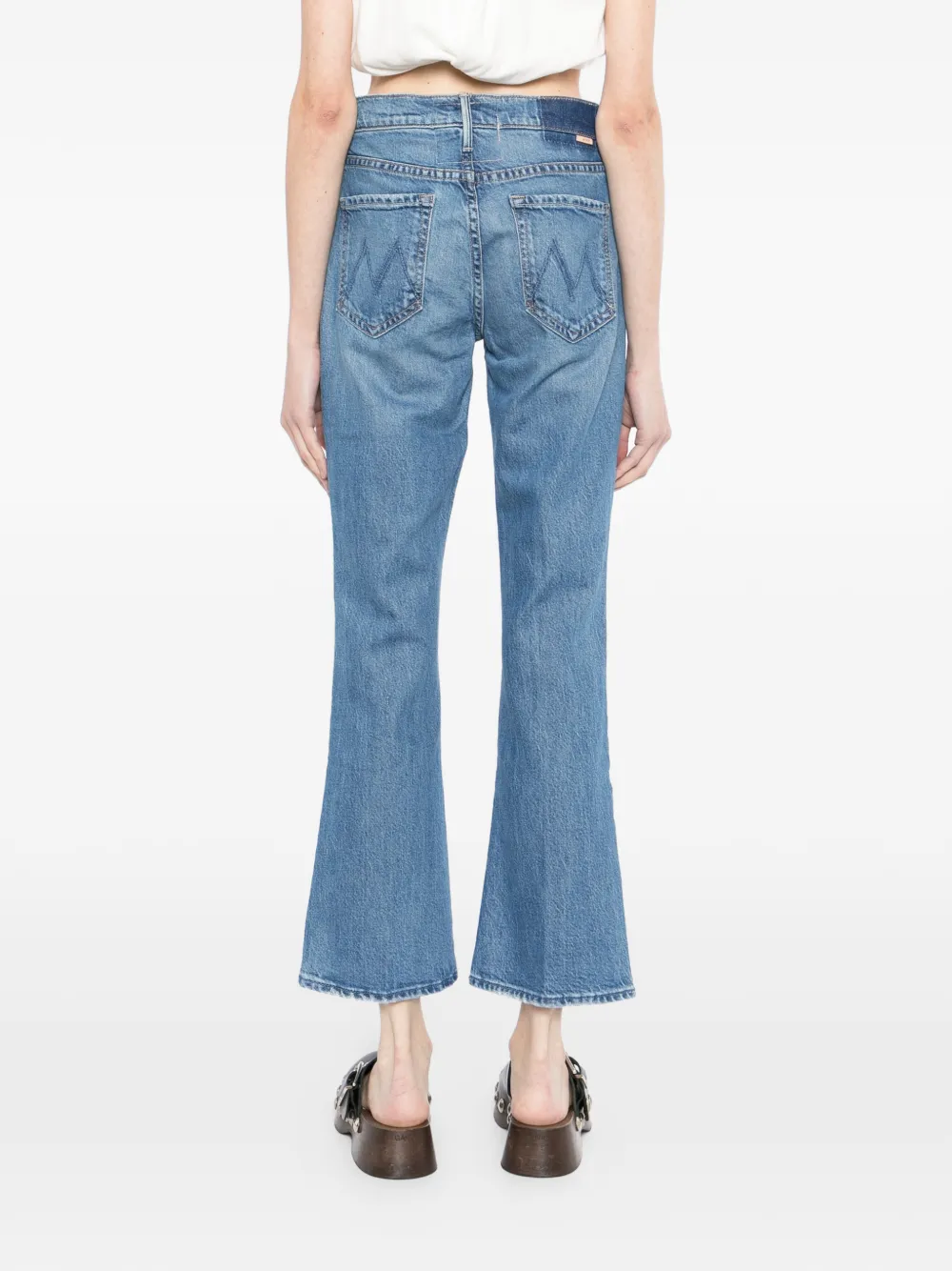 MOTHER The Outsider Flood jeans Blauw