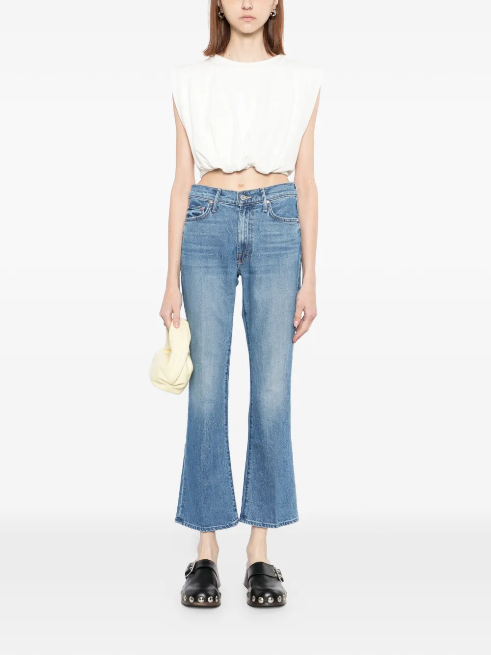 MOTHER The Outsider Flood jeans - Blauw