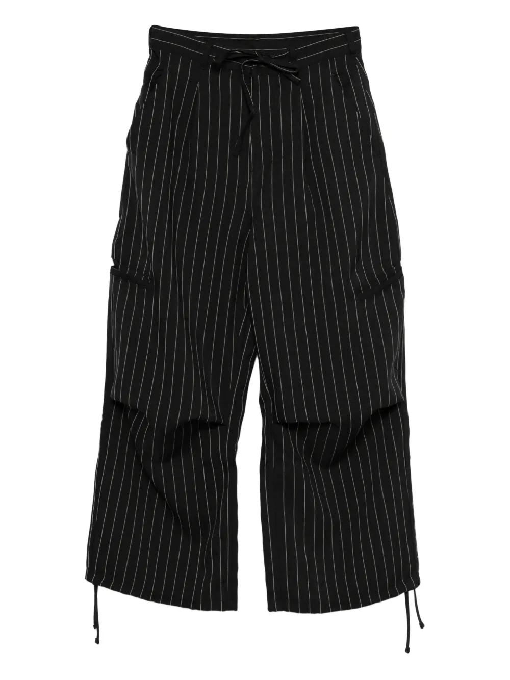 Y-3 stripe-pattern trousers - Nero
