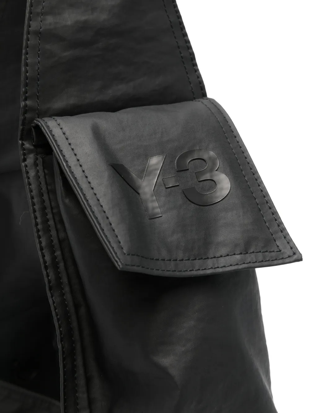 Y-3 Kleine Newspaper schoudertas Zwart
