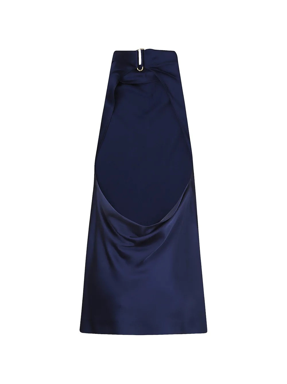  Stella Mccartney Top Drapeado Con Cuello Halter - Azul 